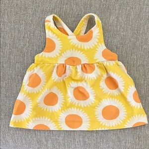 HANNA ANDERSSON SUNFLOWER PEPLUM & BOTTOMS